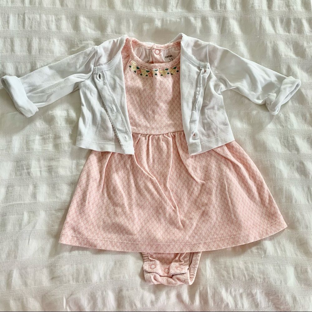 Dress and Cardigan perfect for spring 🐣